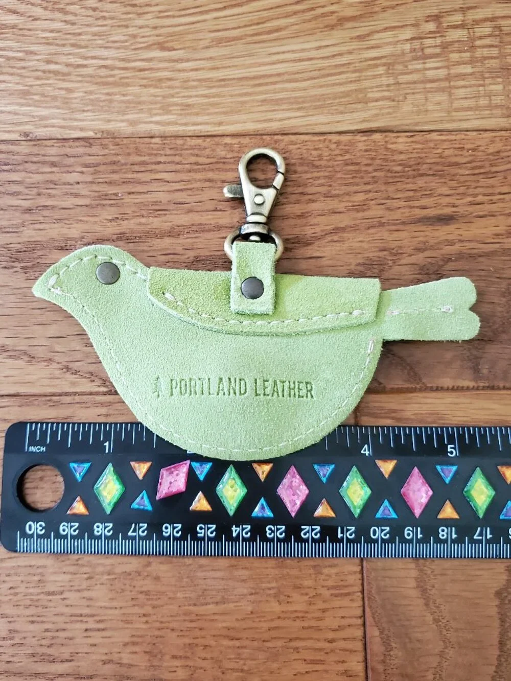 BNNU Portland Leather Lime Mockingbird Pouch
